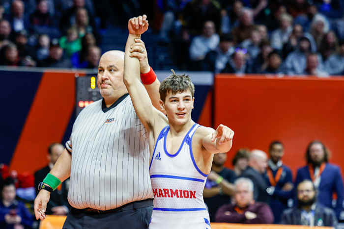 Illinois wrestling championships February 17 2024 Nate Latsch 25978